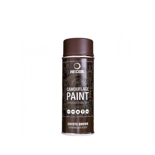 Маскувальна аерозольна фарба Коричневий койот (Coyote Brown) RecOil 400мл