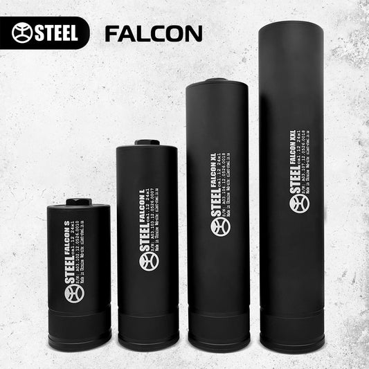 Саундмодератор STEEL FALCON 12 cal 24x1 (під адаптер*)