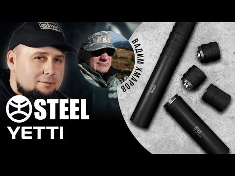 Yetti Ti - титановий модульний саундмодератор – STEEL
