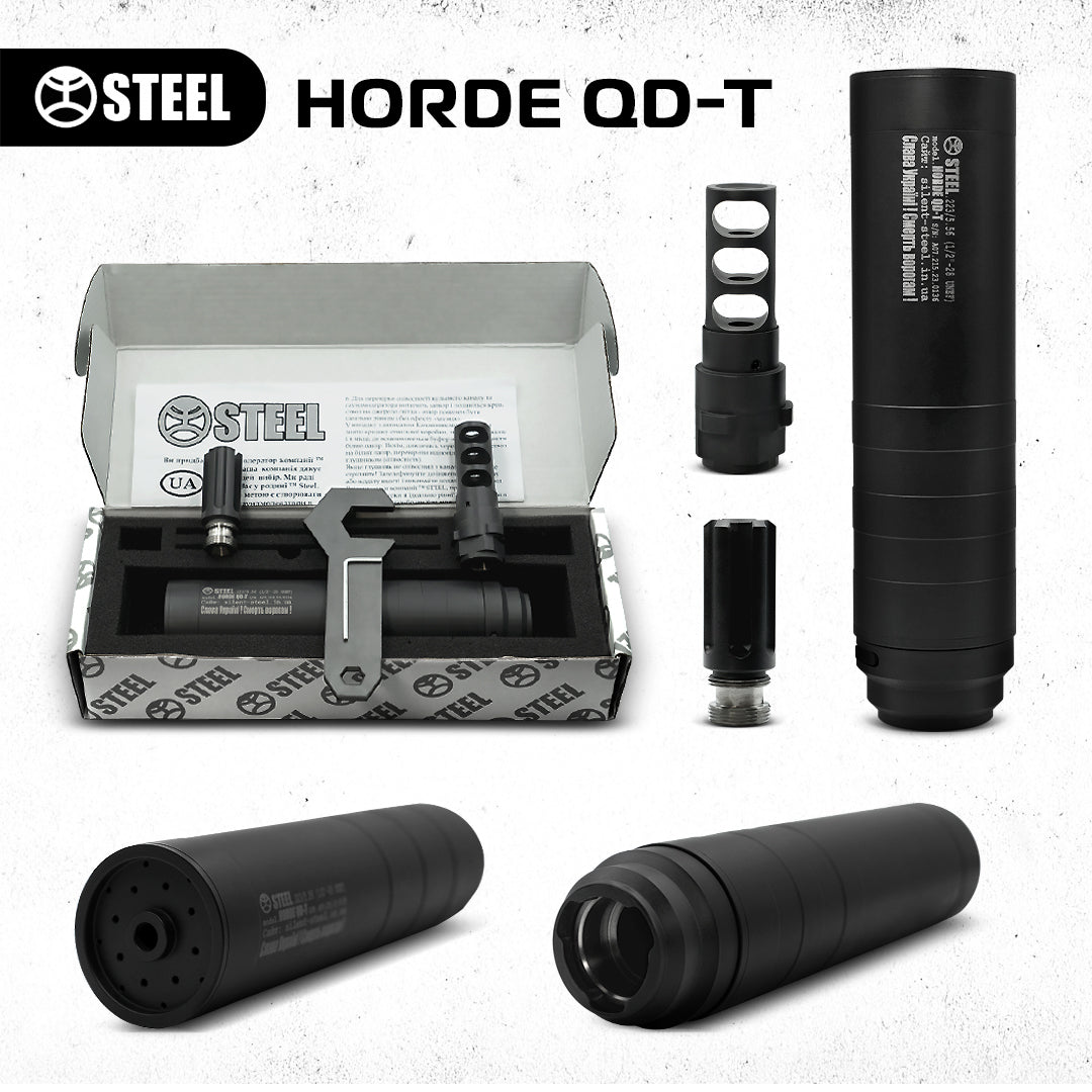 HORDE QD-T - quick-release titanium silencer