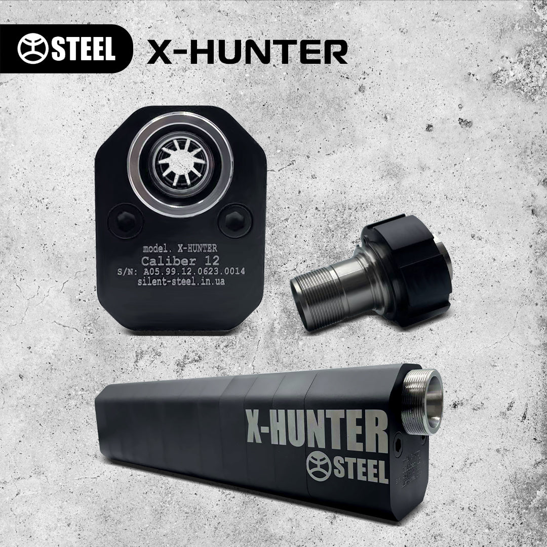 X-HUNTER silencer for a 20 caliber shotgun